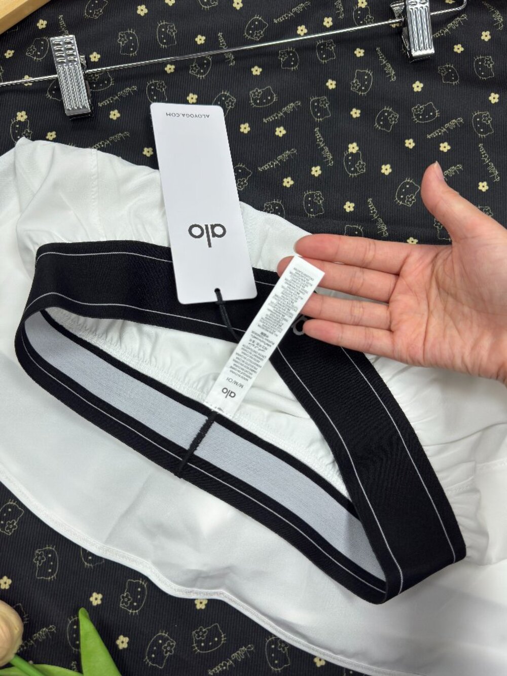 NWT🦢☁️Alo Yoga Match Point Tennis Skirt White - Picture 4 of 7